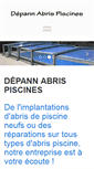 Mobile Screenshot of depan-abris-piscines.com